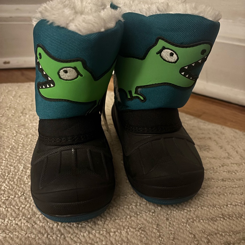 Kids Dinosaur Winter Boots